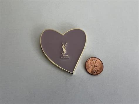 ysl mirror heart|Yves Saint Laurent YSL Pink/Gold Mon Paris Heart Mirror (2.5in .